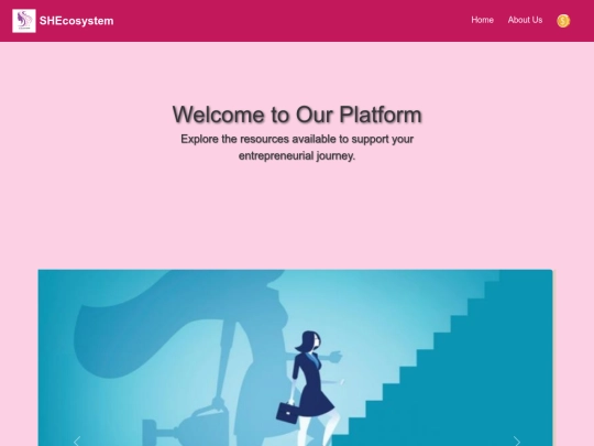 SHEcosystem/home screenshot