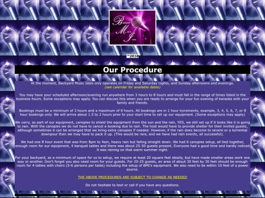 BMIprocedure screenshot