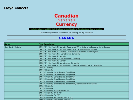 canadiancurrency screenshot