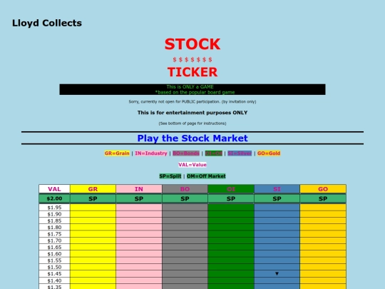 stockticker screenshot