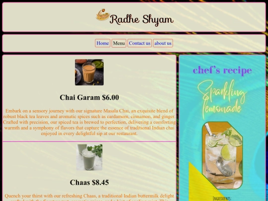 drinks screenshot