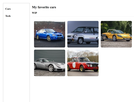 favoritecars screenshot