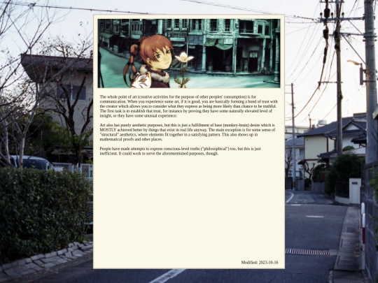 writings/art screenshot