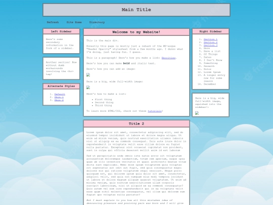 index screenshot