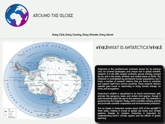 Continents Codes/Antarctica screenshot