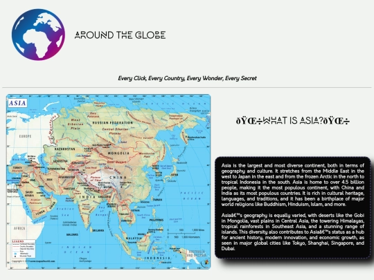 Continents Codes/Asia screenshot