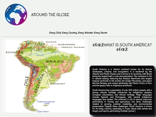 Continents Codes/South America screenshot