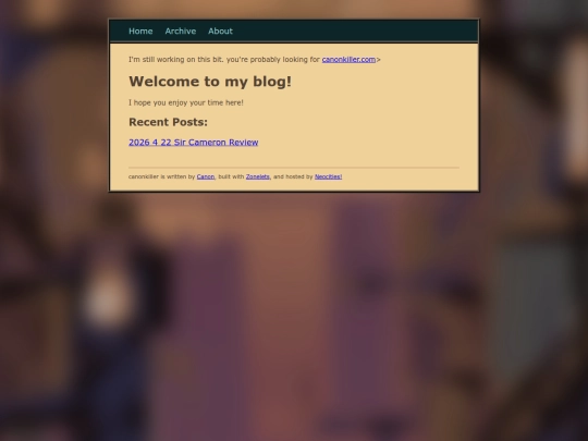blog screenshot