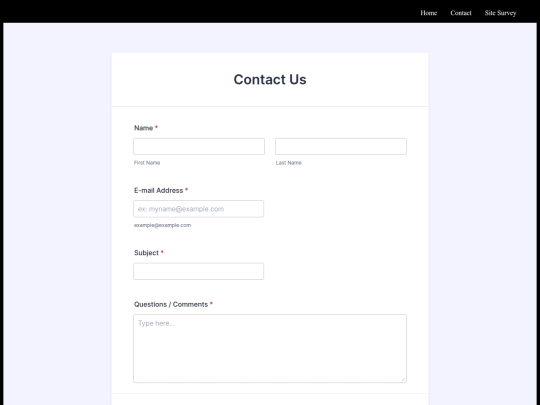 contact screenshot