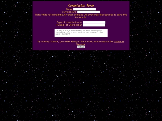 pages/commform screenshot