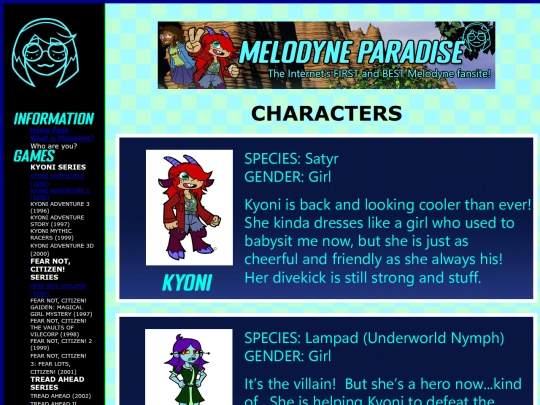kyoniadventure2/characters screenshot