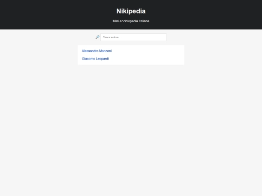 index screenshot