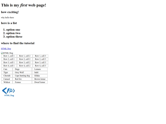 index screenshot