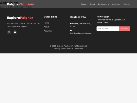 activities screenshot