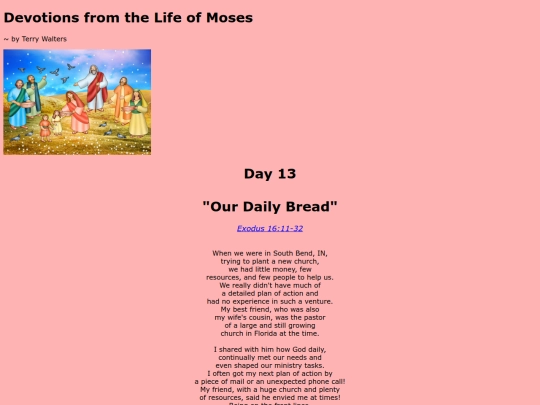 Moses Devotions/day13 screenshot