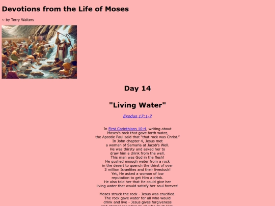 Moses Devotions/day14 screenshot