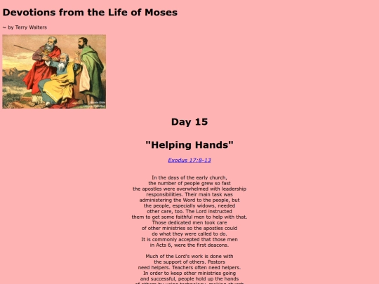 Moses Devotions/day15 screenshot