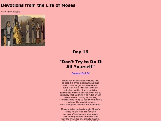 Moses Devotions/day16 screenshot