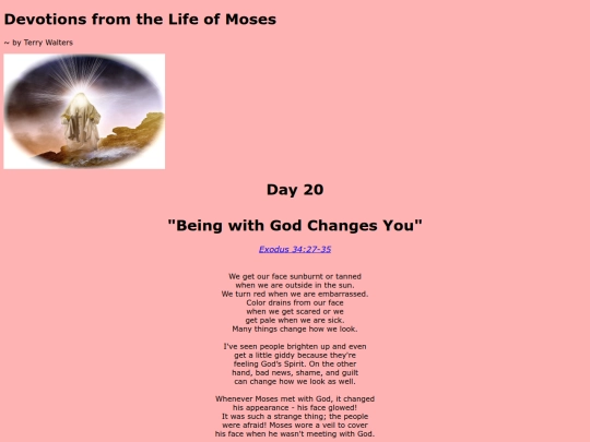 Moses Devotions/day20 screenshot