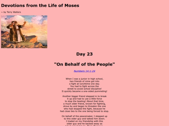 Moses Devotions/day23 screenshot