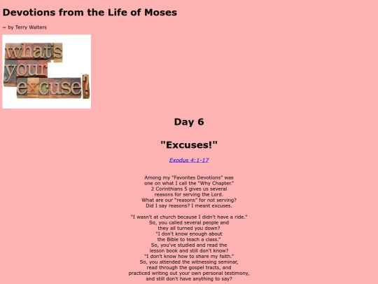 Moses Devotions/day6 screenshot