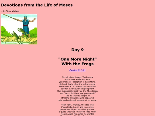 Moses Devotions/day9 screenshot