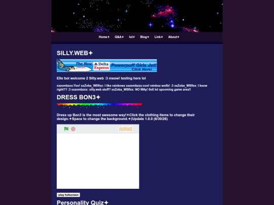 oldweb screenshot