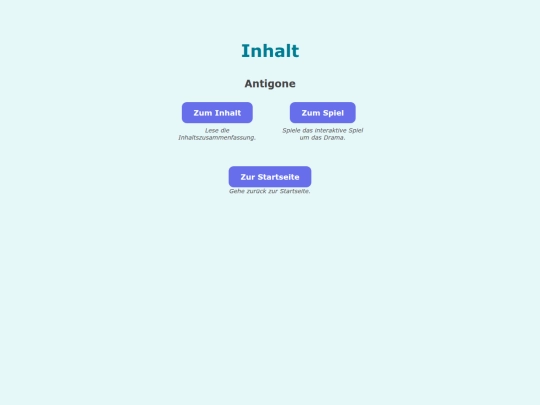Inhalt/Home screenshot