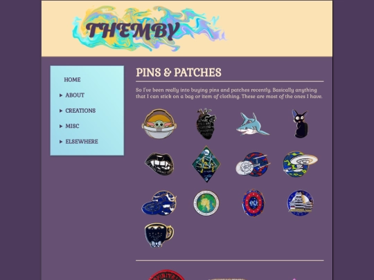 collections/pins-patches screenshot