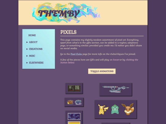 creations/pixels screenshot