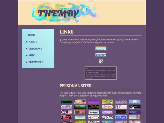 links screenshot