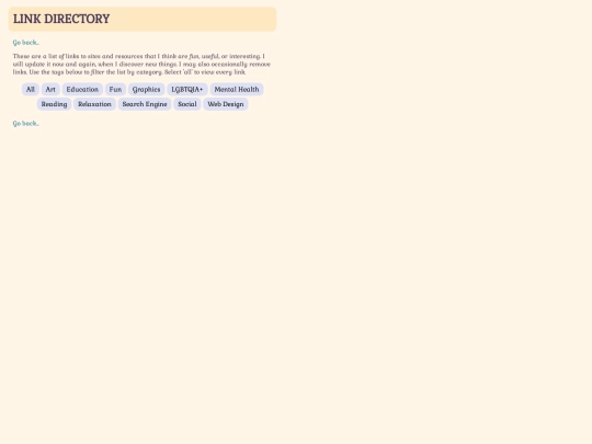 links/directory screenshot