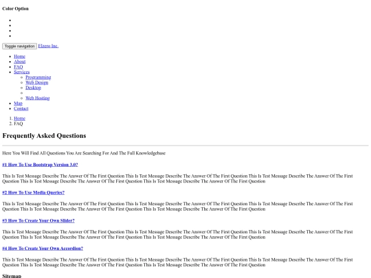 faq screenshot