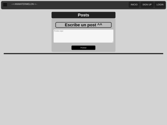 posts screenshot