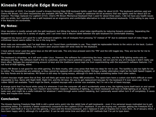 kinesis screenshot