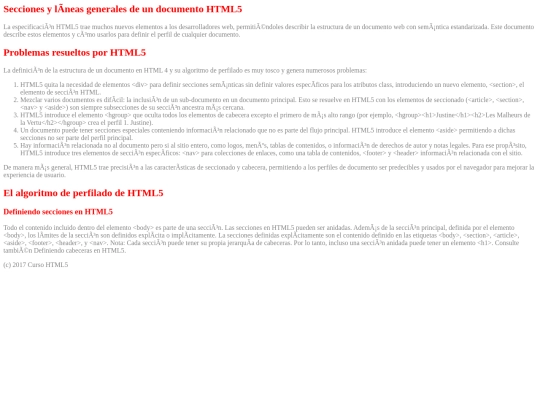 secciones_y_lineas_generales_hmtl5 screenshot