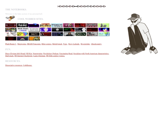 links screenshot