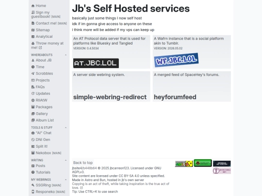 selfhosted screenshot