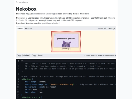 utils/nekoweb-feed screenshot