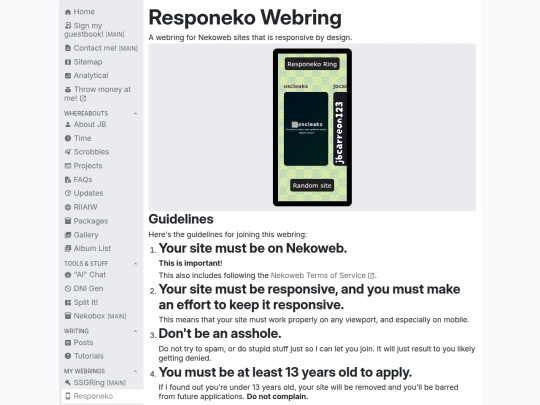 webrings/responeko screenshot