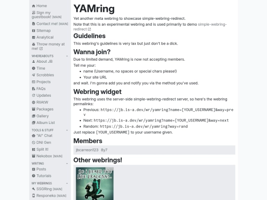 webrings/yamring screenshot
