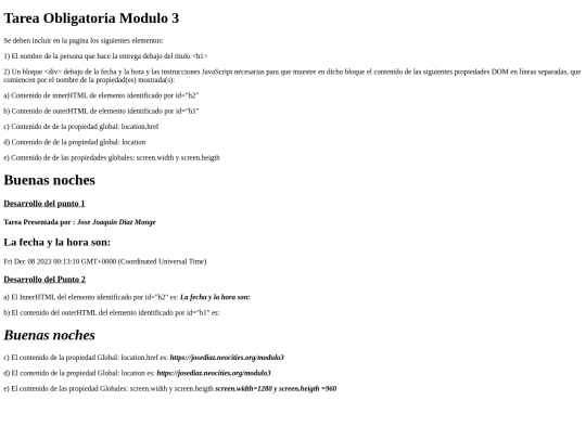 modulo3 screenshot