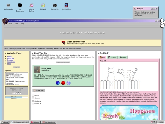 index screenshot