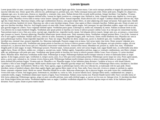 texte/loremipsum screenshot