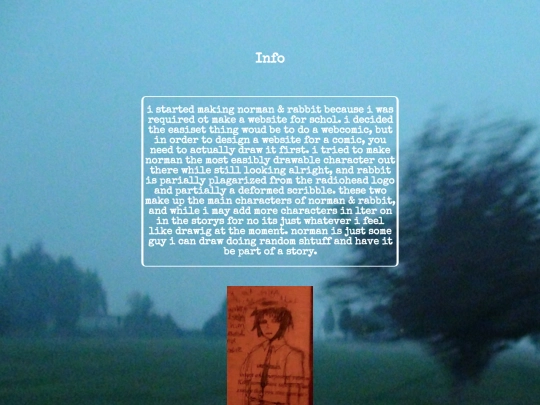 info page screenshot