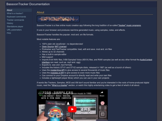 bassoontracker/docs screenshot