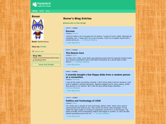 blog screenshot