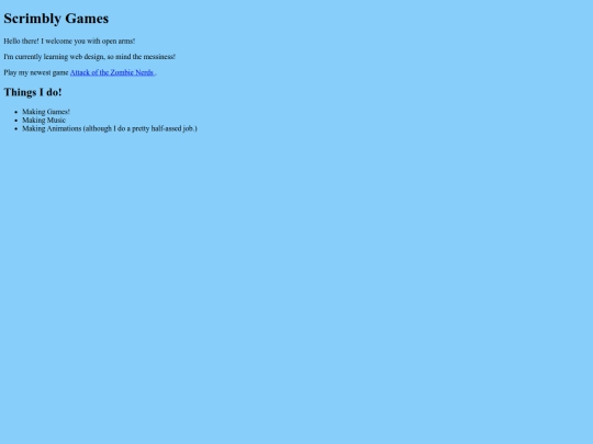 index screenshot