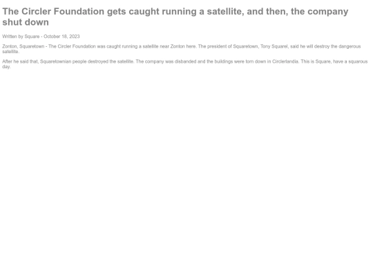 news/2023-10-21/tcf-satellite-caught-in-squaretown screenshot