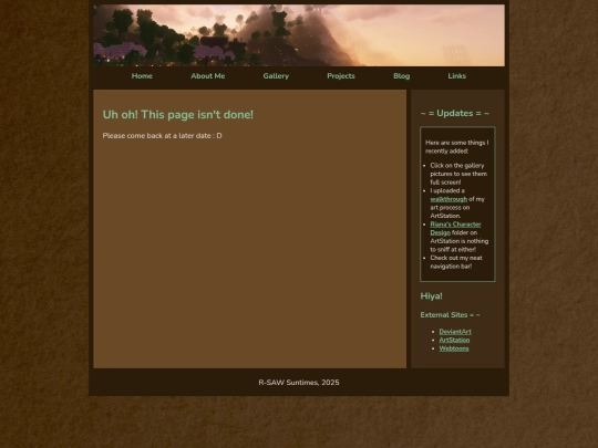 projects screenshot